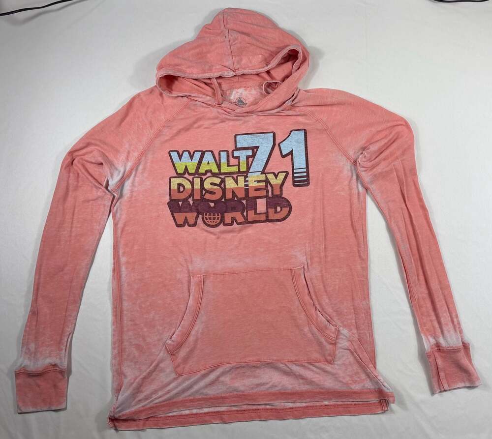 Disney Parks Walt Disney World 71 Vintage Wash Pullover Hoodie